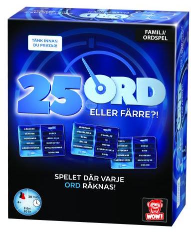 25 ord eller färre?!